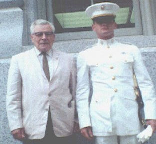 Age 24, 6 June 1962, Graduation Day with Dad